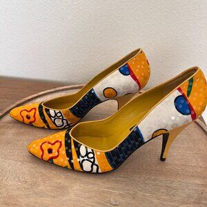 80's Stuart Weitzman Artsy Pumps - Heels - Size 8.5